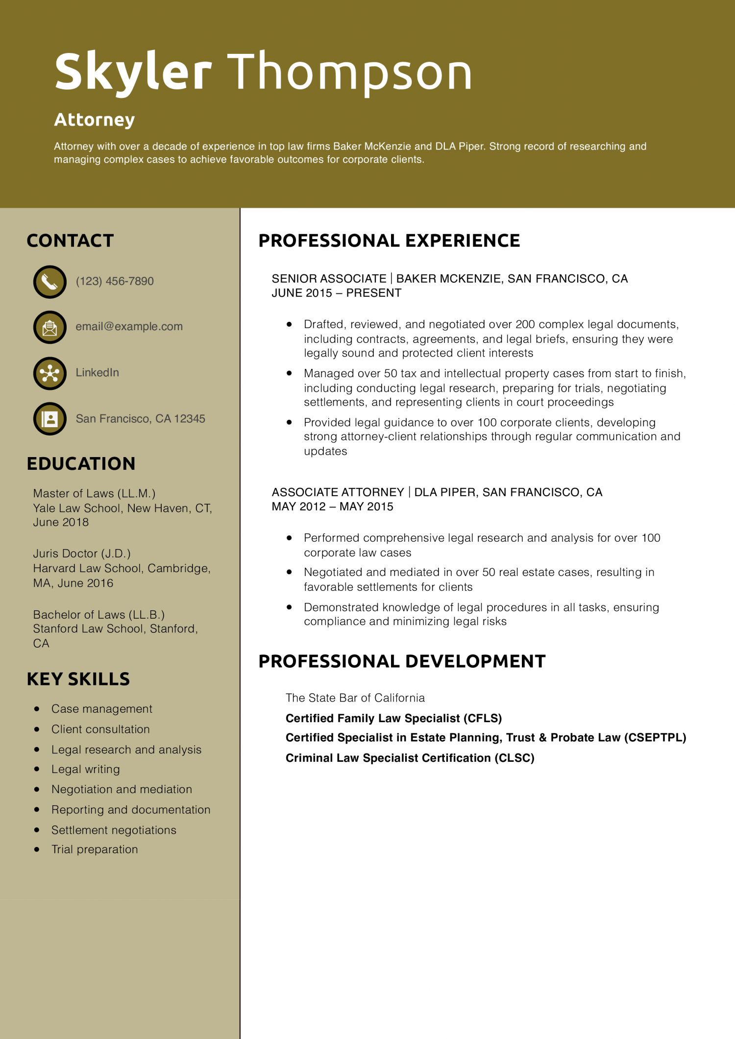 Energy Investment Banking Analyst Resume Example