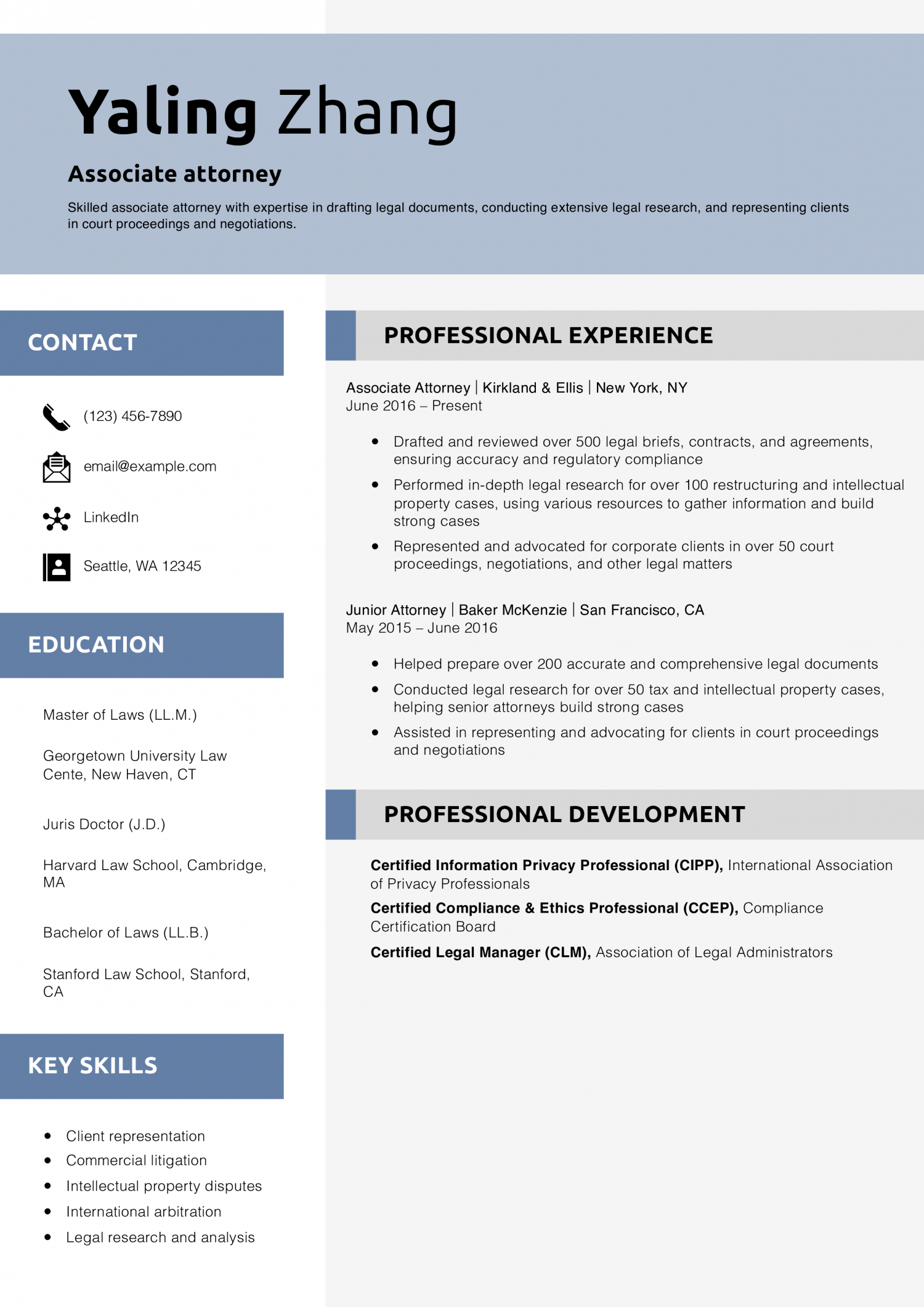 Associate attorney