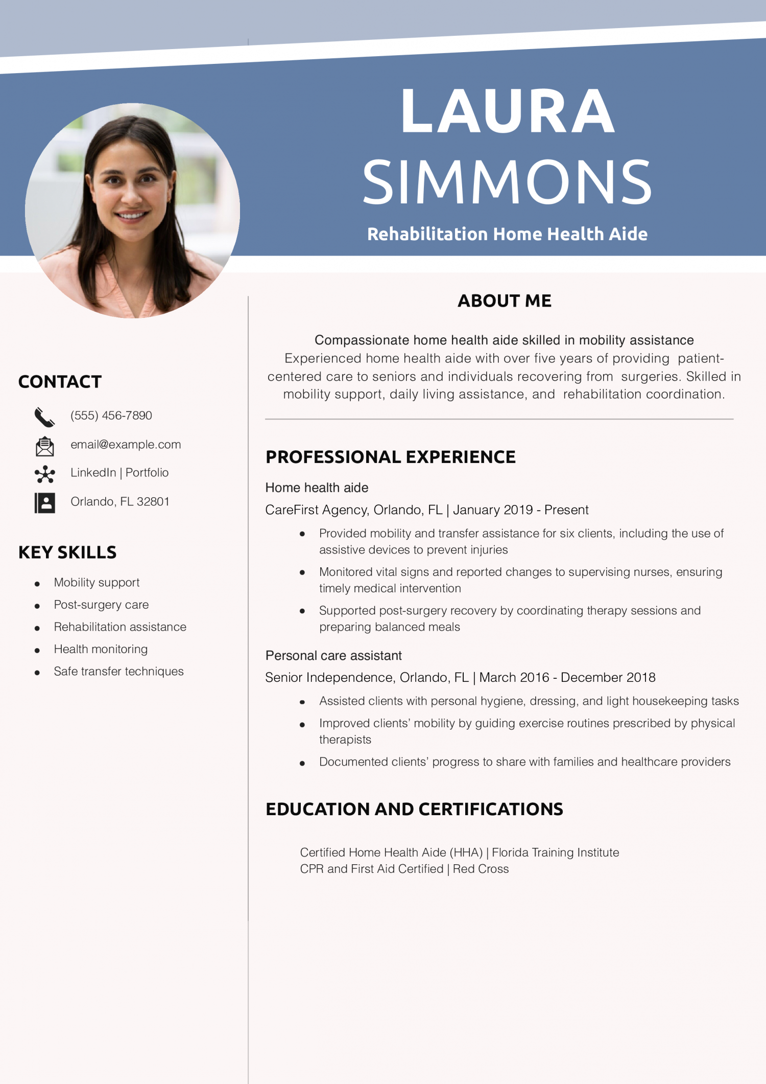 Rehabilitation Home Health Aide