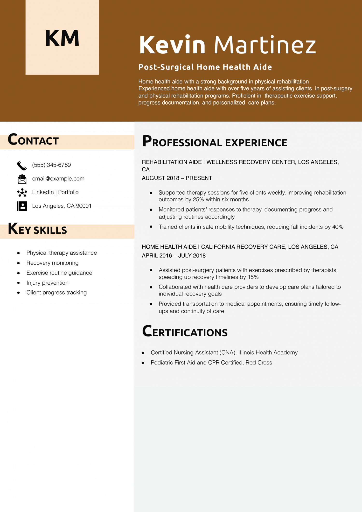 Post-Surgical Home Health Aide