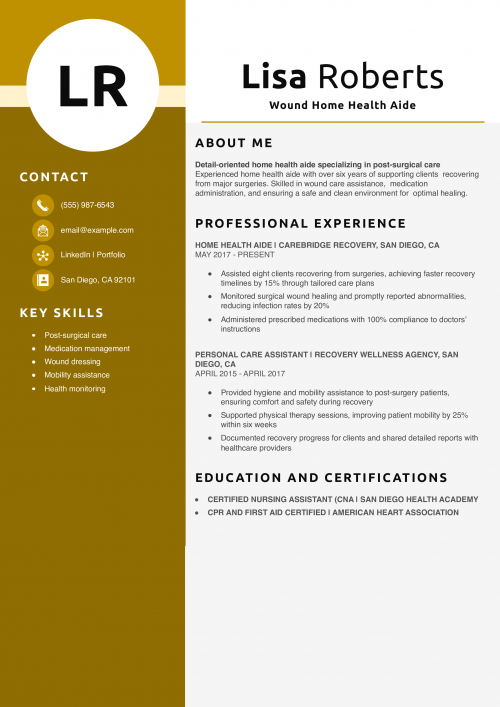 Wound Home Health Aide