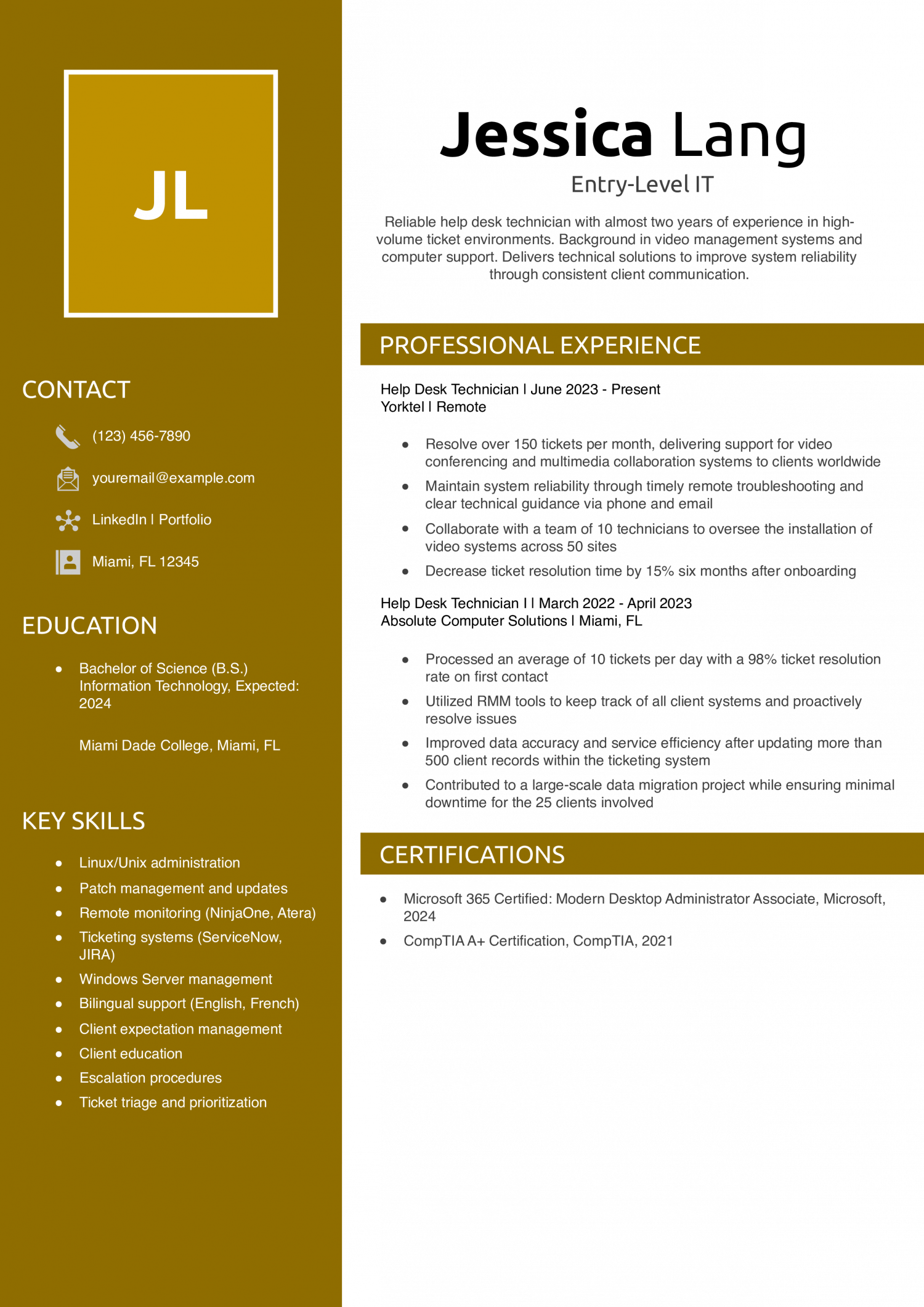 Entry-Level IT