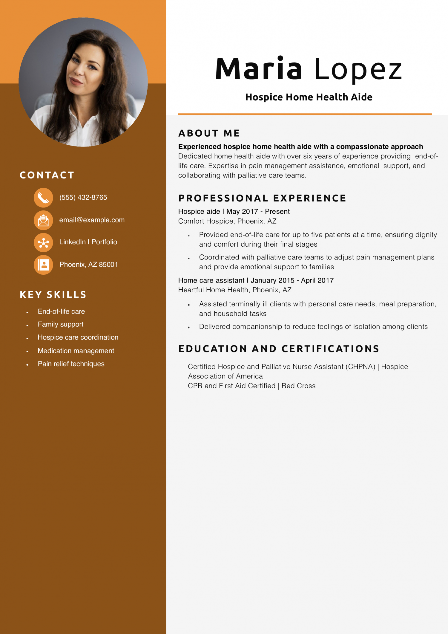Hospice Home Health Aide