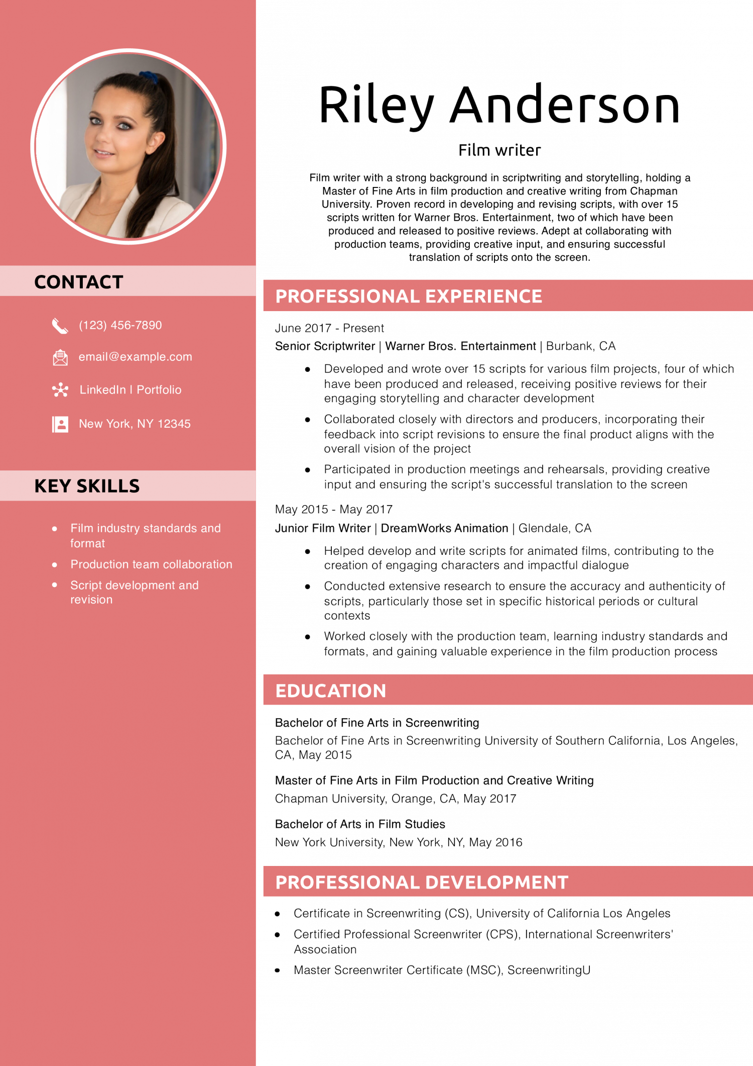  Film writer