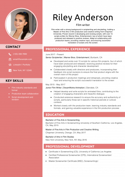  Film writer