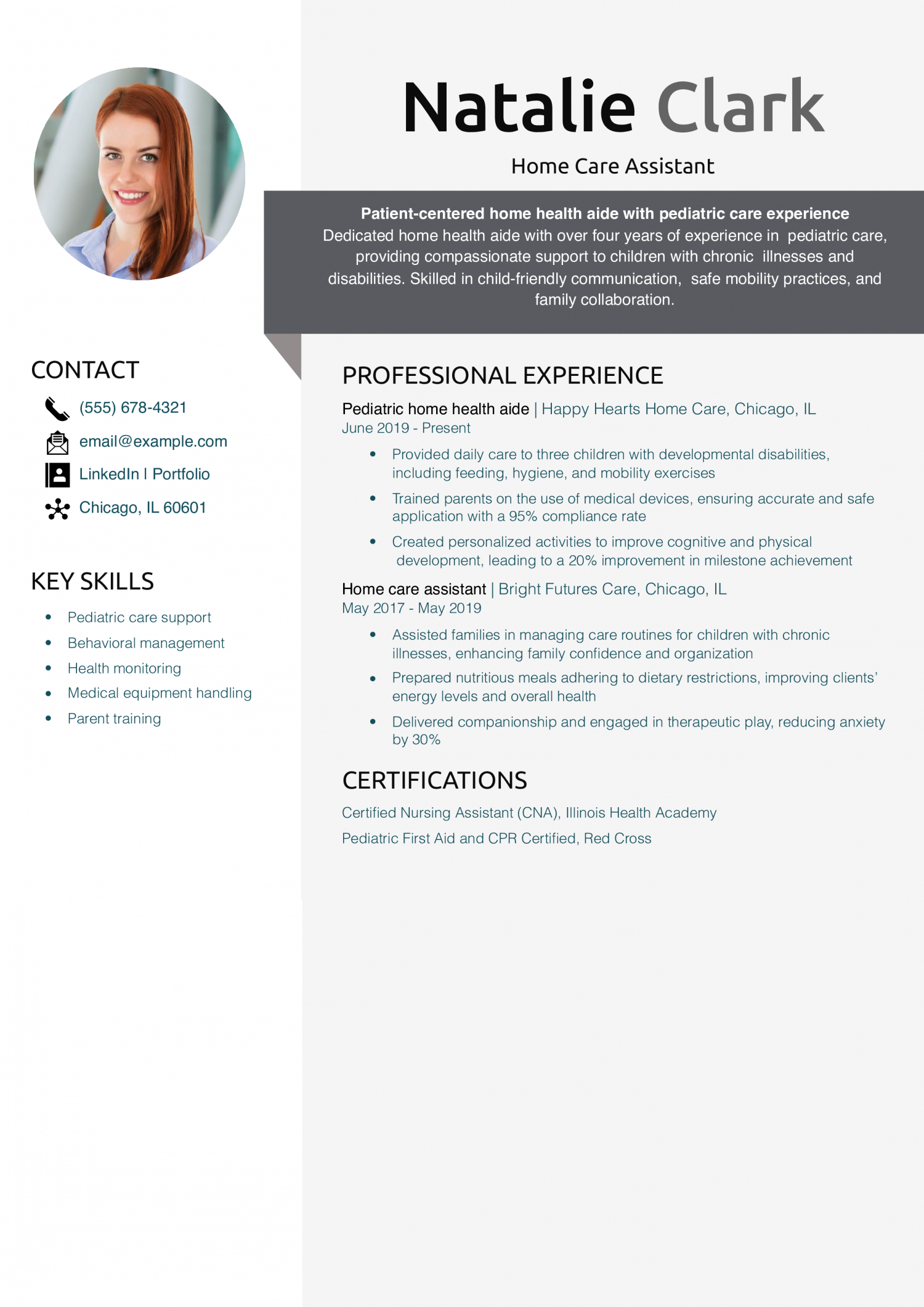 Home Care Assistant