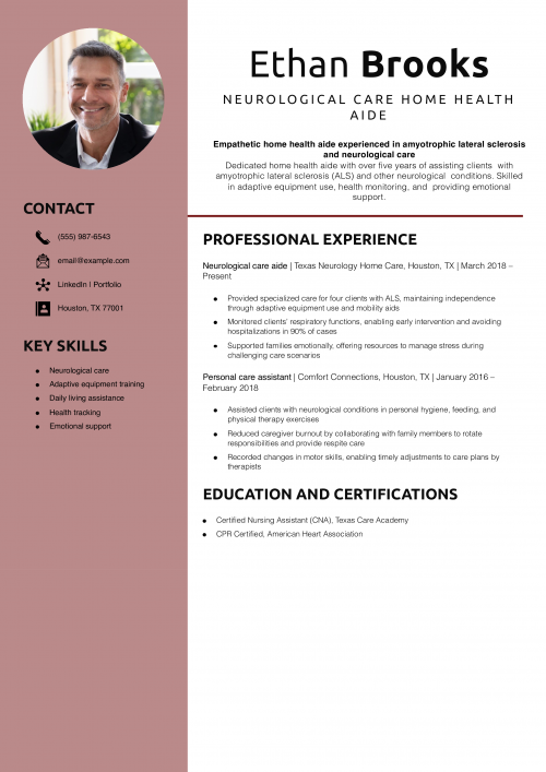Neurological Care Home Health Aide