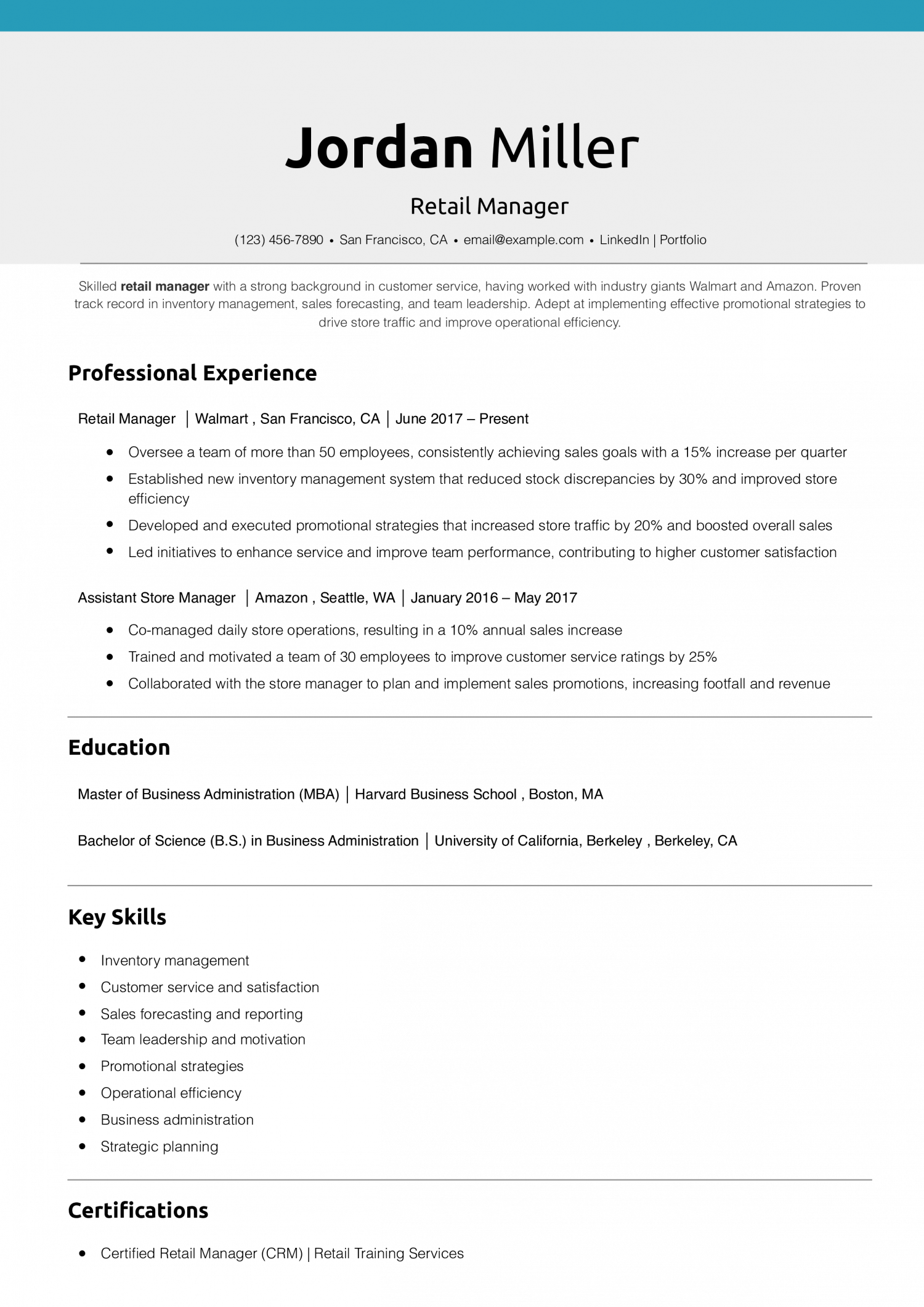 Retail Manager