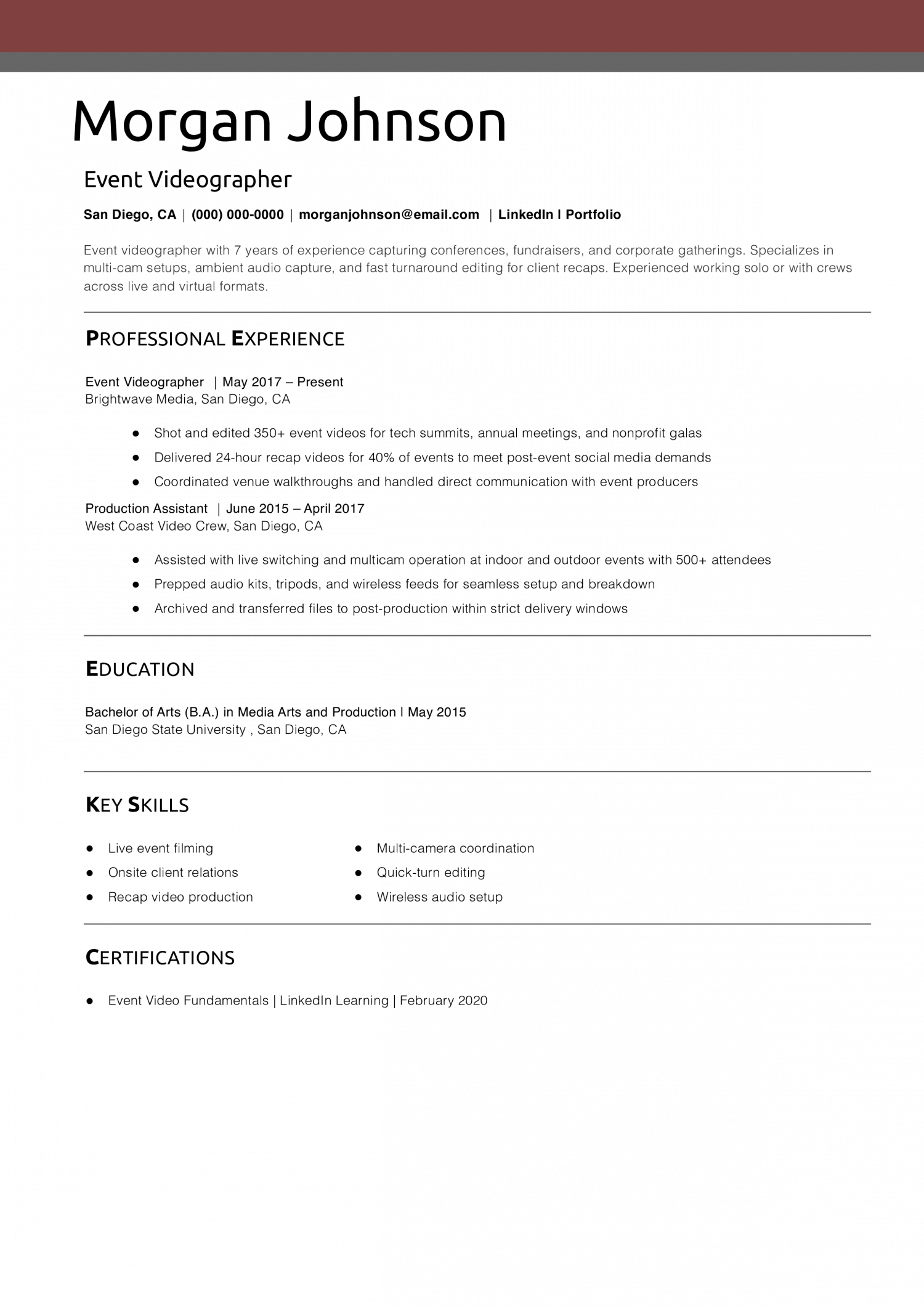 Event Videographer