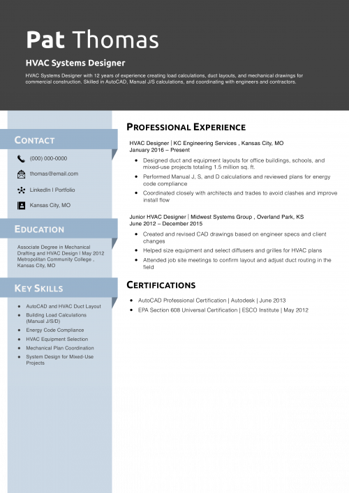 HVAC Systems Designer 