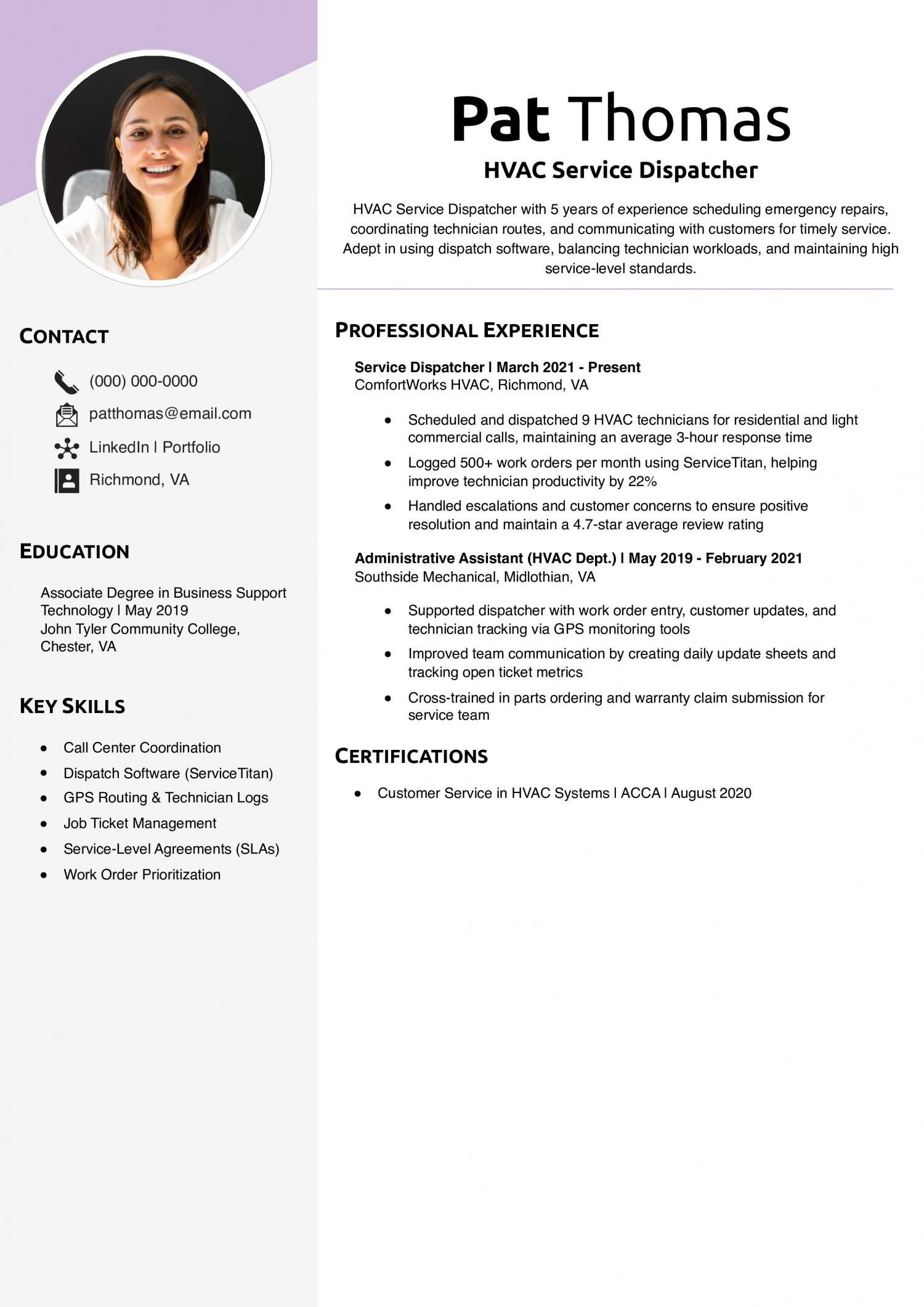HVAC Service Dispatcher