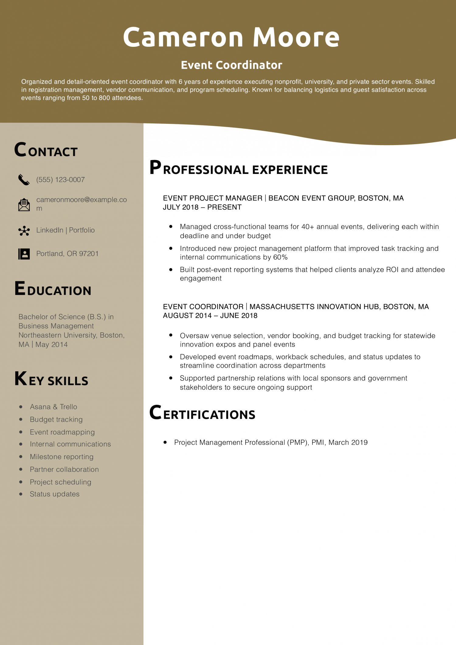Event Coordinator