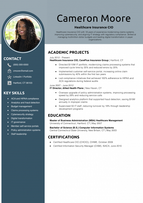 Healthcare Insurance CIO 