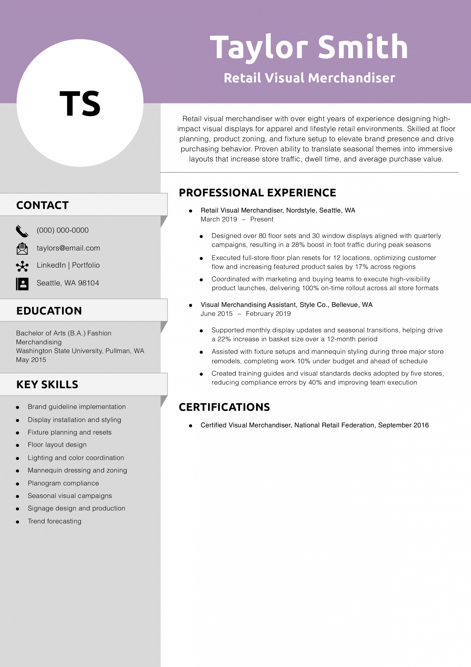 Retail Visual Merchandiser