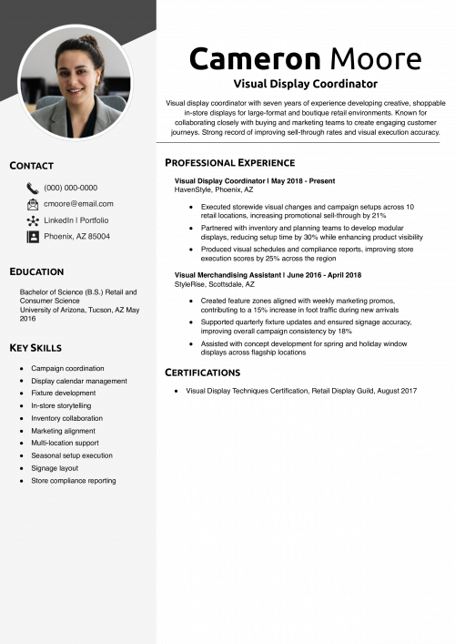 Visual Display Coordinator 