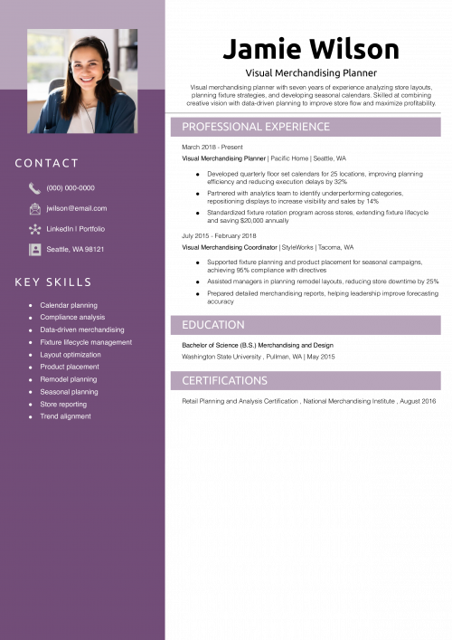 Visual Merchandising Planner 