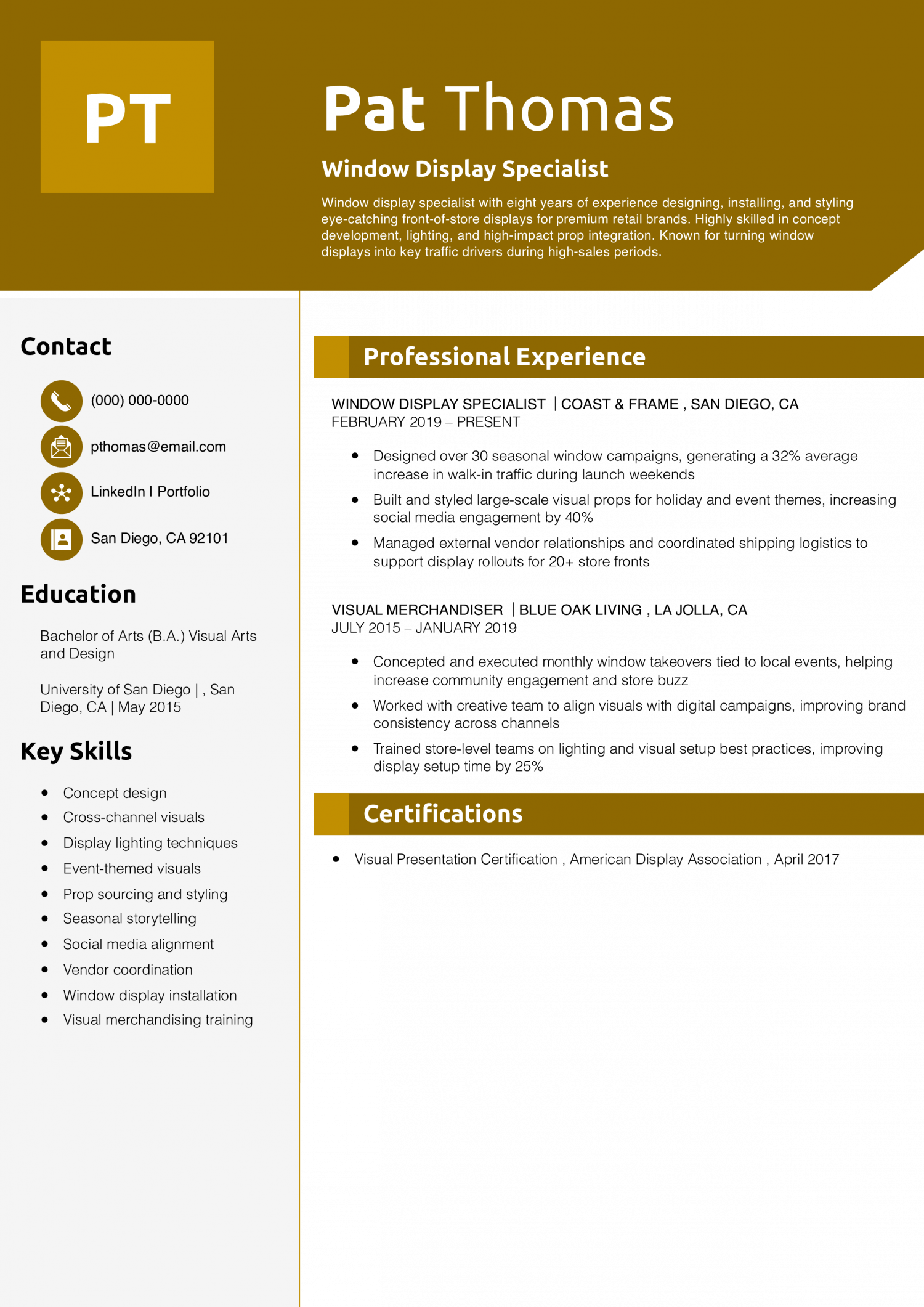 Window Display Specialist 