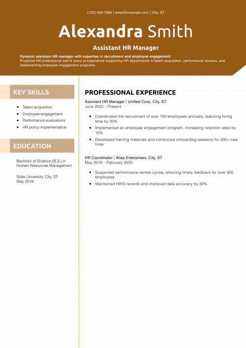 Assistant HR Manager