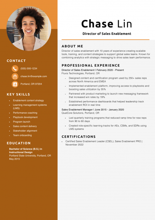 Director of Sales Enablement 