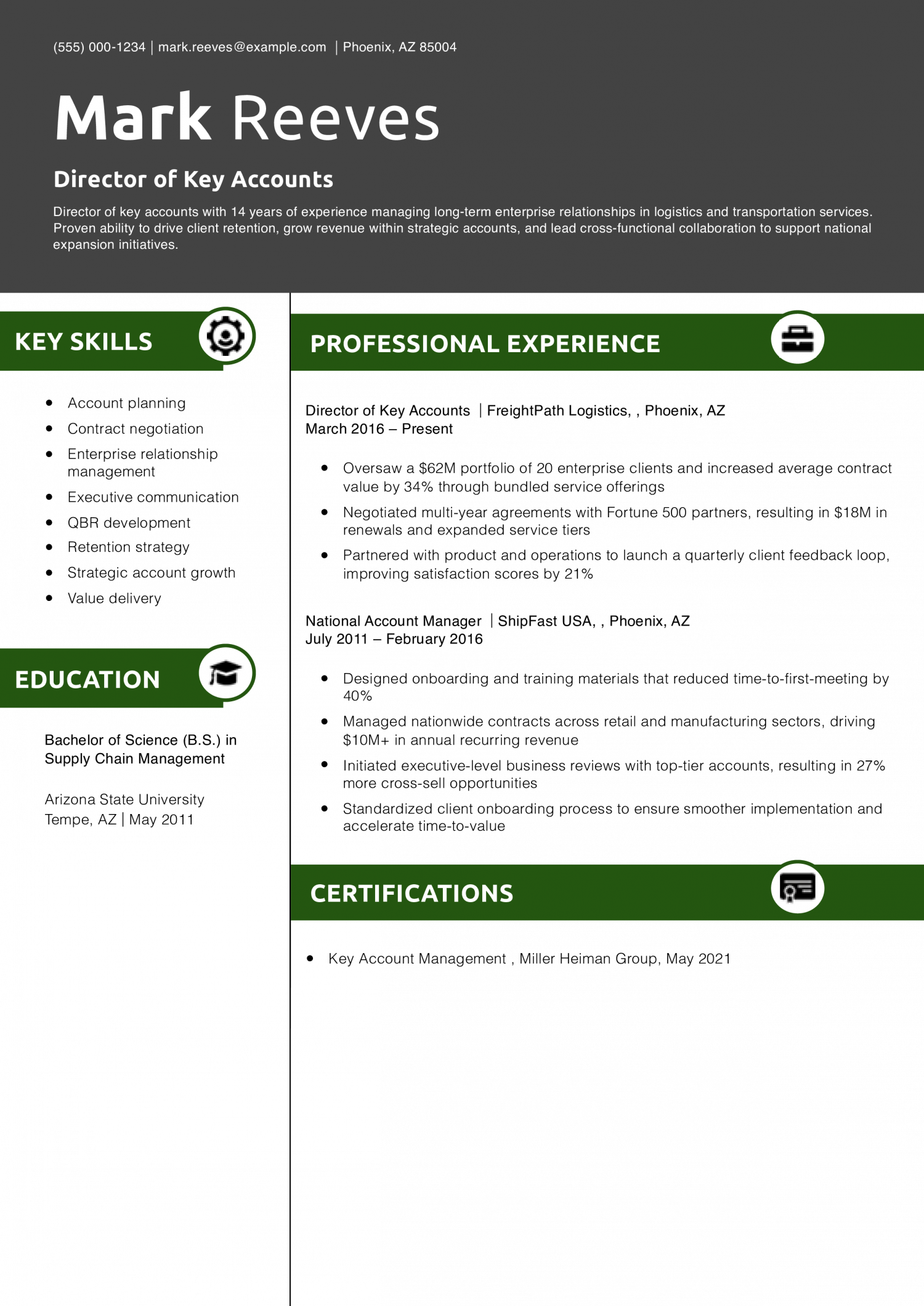 Director of Key Accounts  