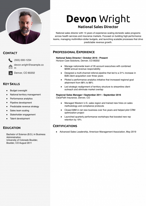 National Sales Director 