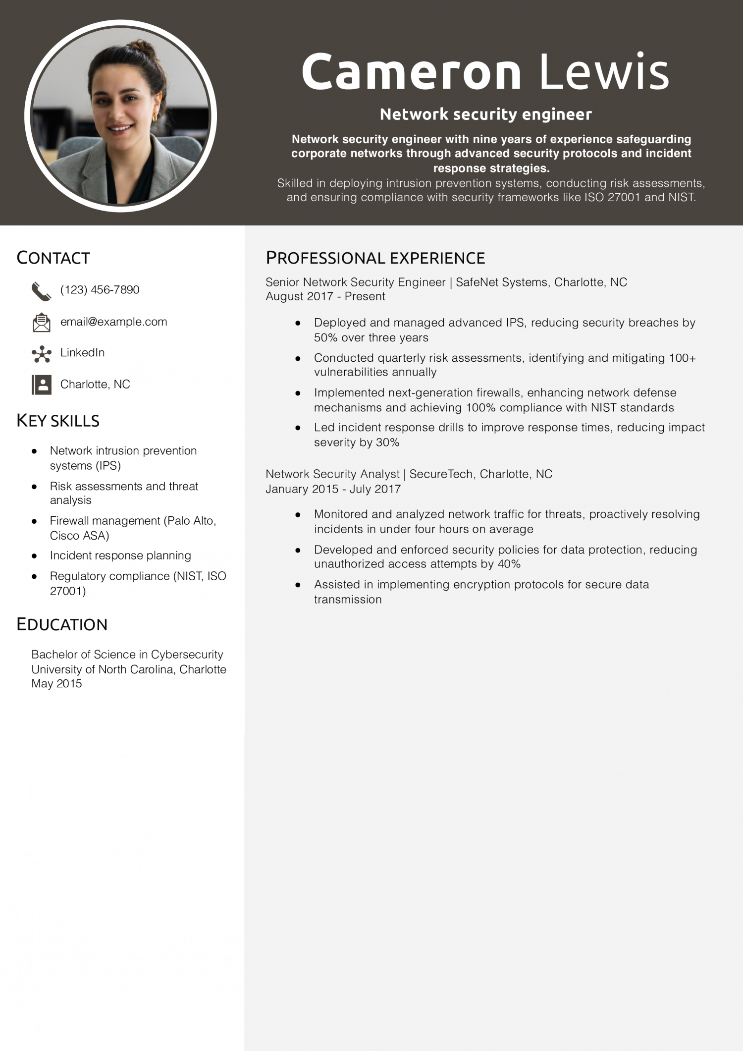 Network security engineer