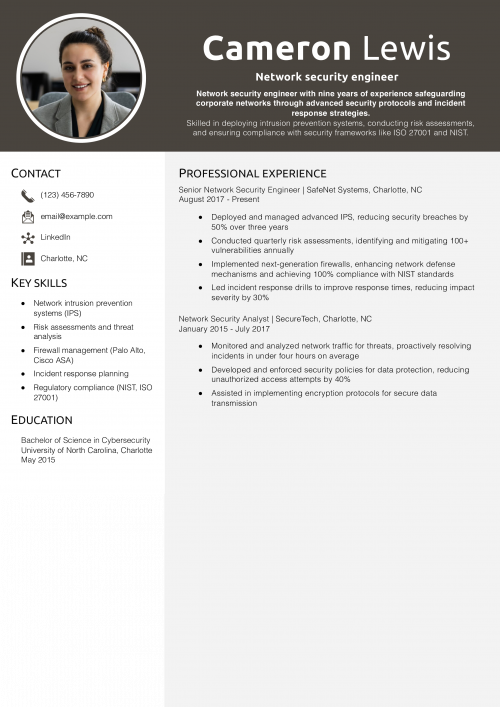 Network security engineer