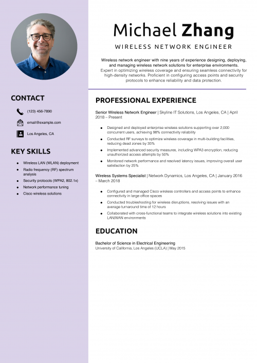  Wireless network engineer