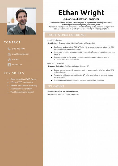 Junior cloud network engineer